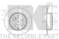 Диск тормозной задний (354x12mm) / land rover range rover-iii 02~12