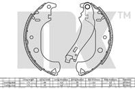Барабанные тормозные колодки 2723677 от компании NK