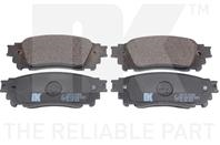 Колодки тормозные дисковые задние без датчика износа с прижимной пластиной / LEXUS NX 200-300h 14~