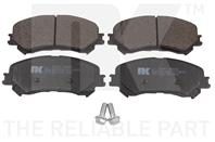 КОЛОДКИ ТОРМОЗНЫЕ ДИСКОВЫЕ ЗАДНИЕ БЕЗ ДАТЧИКА ИЗНОСА С ПРИЖИМНОЙ ПЛАСТИНОЙ И АКС