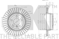 Диск тормозной задний с антикорозийным покрытием (320x20mm) / BMW X5,X6 (E70,F15