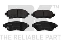 Колодки тормозные дисковые передние с звуковым предупреждением износа и прижимной пластиной / TOYOTA