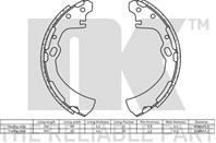 Колодки тормозные барабанные URV/VAn/Terra 82-