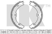Колодки ручника mer w211