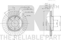 Диск тормозной передний с антикорозийным покрытием (247x20,5mm) / CITROEN AX,Saxo,Xsara,ZX,PEUGEOT 1