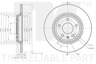 Диск тормозной задний с антикорозийным покрытием (300x12mm) / AUDI A-4,5,6,Q5 15