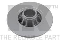 Диск тормозной задний с антикорозийным покрытием (280x12mm)/ OPEL Vivaro,Renault Trafic-II 01~