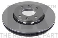 Диск тормозной KIA CARENS 1.6-2.0 02-06 передний вент.