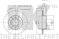 Диск тормозной задний с антикорозийным покрытием (256x12mm) AUDI A-3 quattroSEAT Altea,ToledoSKODA