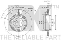 Диск тормозной high carbon volvo xc90 02-