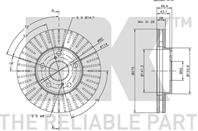 Диск тормозной с антикорозийным покрытием Lex/Toy 
