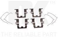 КОМПЛЕКТ МОНТАЖНЫЙ ТОРМОЗНЫХ КОЛОДОК