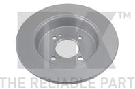 Диск тормозной задний с антикорозийным покрытием (262x10mm) / HYUNDAI Solaris, I