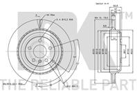 Диск тормозной задний с антикорозийным покрытием (330x22mm) / M.B GL,M,R-Class (X164,W164,W251) 05~