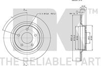 Диск тормозной mazda 5 05-  premacy 05- 