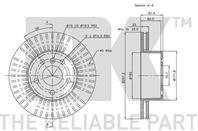 Диск тормозной LAND ROVER DISCOVERY II 98-04 передний вент.