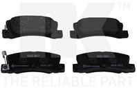 Колодки тормозные дисковые задние с звуковым предупреждением износа и прижимной пластиной / LEXUS ES,GS;TOYOTA Camry,Carina-E,Celica,Corolla 81~02