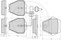 Колодки тормозные дисковые  комплект AUDI: A4 (8D2