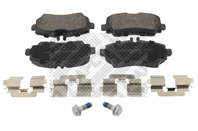 К-т колодок торм. Fr MB A-Cl W168 97-04