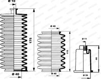 Пыльник рулевой рейки