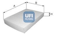 Воздушный фильтр салона ufi (без рамки)