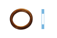 Шайба пробки поддона (медь) 19x14x2