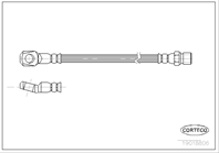 Тормозной шланг передний [349mm]