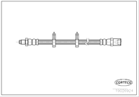 Шланг тормозной IVECO: DAILY I c бортовой платформой 30-8/35-10/35-8/40-10/40-8/45-10/49-10 78-99  ...