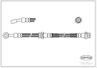 Тормозной шланг передний R [460mm]
