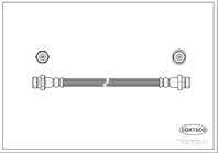 Шланг тормозной AUDI: A8 3.0/3.0 TDI quattro/3.2 F