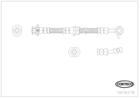 Шланг тормозной nissan: qashqai/ qashqai +2 1.5 dc