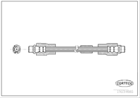 Шланг тормозной AUDI: A8 3.0/3.0 TDI quattro/3.2 F
