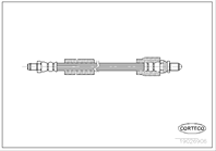 Corteco тормозной шланг