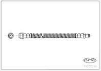 Шланг тормозной mercedes-benz: s-class su320 cdi/