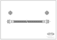 Тормозной шланг передний [180mm]