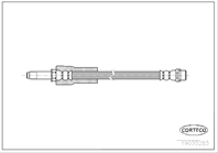 Шланг тормозной MB SPRINTER (06-)_Corteco
