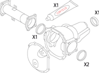 Zestaw uszczelek dyferencjaіu