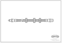 Шланг тормозной volvo: 440 k 1.7 88-96  760 2.3/2.