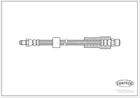 Тормозной шланг задний (275mm)