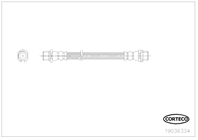 Шланг тормозной bmw: x5 3.0 d/3.0 si/4.8 i 07-