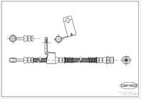 Шланг тормозной Fr R Hyundai Getz 02-09 г.