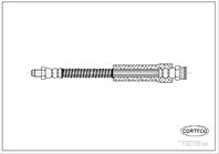 Corteco тормозные шланги peugeot