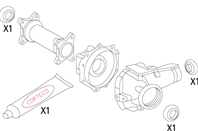 К-т сальников Fr диф-ла Land Cruiser 3.0 4 WD 00-