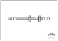 Тормозной шланг VW Polo 1.0-1.4D 80&gt L 313