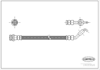 Тормозной шланг Xedos9 RR