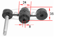 Втулка стабилизатора renault: megane i 96-  megane Втулка стабилизатора renault: megane i 96-  megane