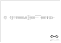 Шланг тормозной FRONT W251