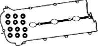 Прокладка клап. кр. mazda 1 8/2 0/2 5 - v6 k8  kf 