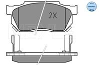 025 209 5915_колодки дисковые передние! Honda Civic 1.3-1.6 87-91/1.3 16V 91-95