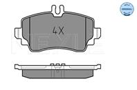 Колодки торм.пер. (WVA 23070 16 4mm.)